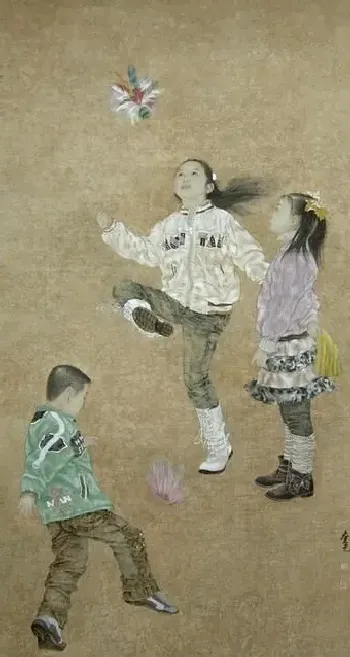 尚奎元·踢毽毽 