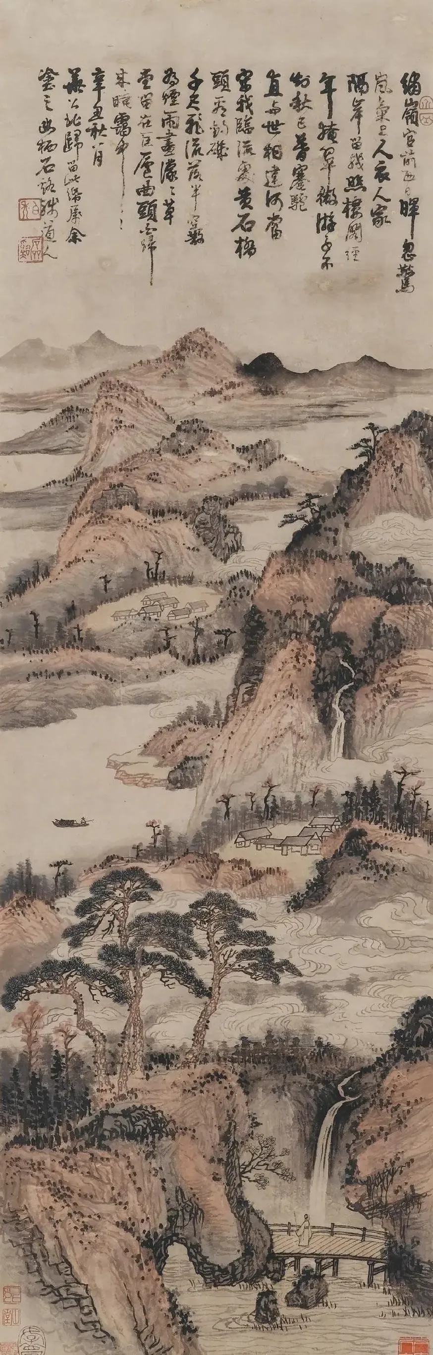 髡残·秋晖蒙钓矶
