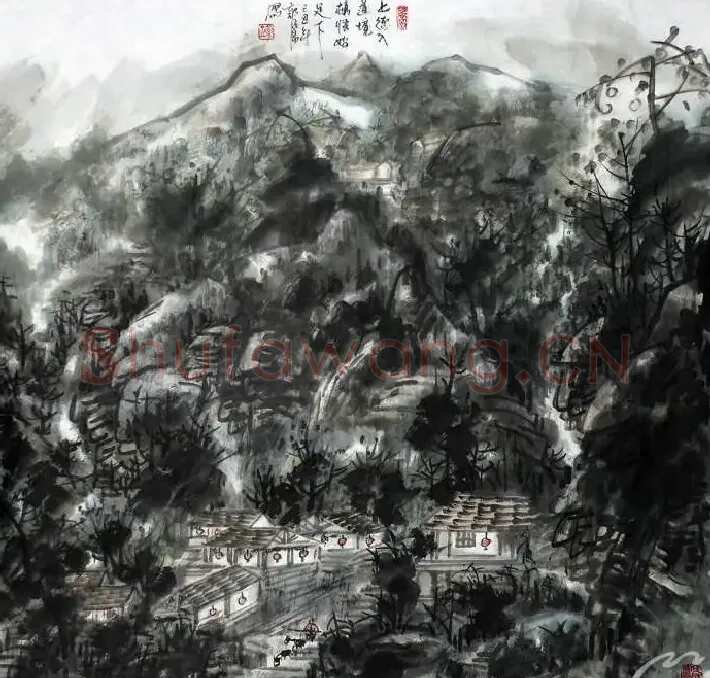 郭子昂·郭子昂作品《上德入道境》