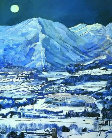 王石之·香山雪夜镶明珠