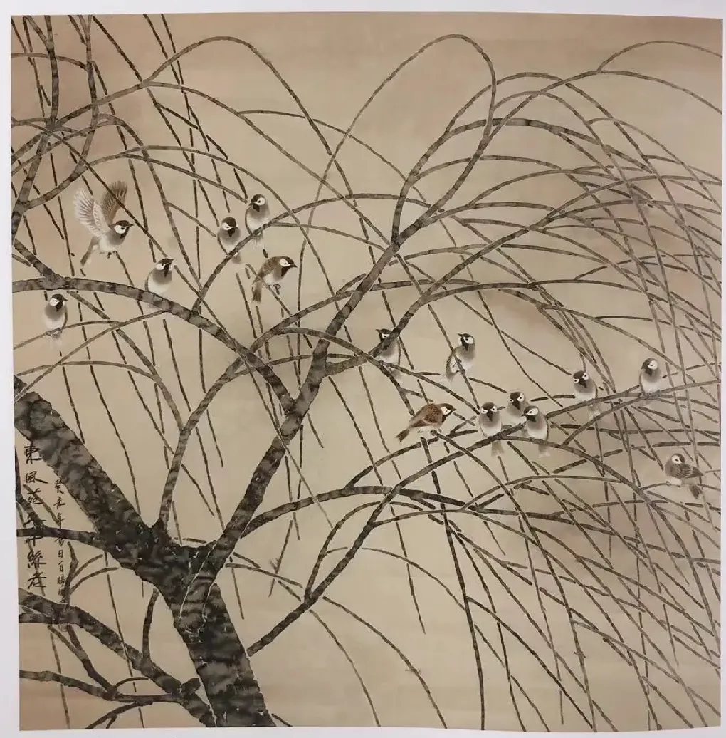 白伟国·《东风苑外千丝老》