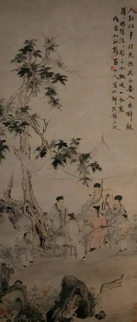 华喦·春宴图