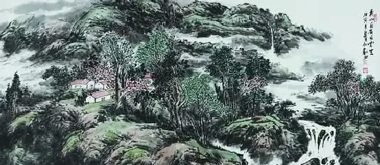 张秋献·青山自有白云生