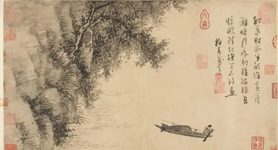 吴镇·渔父图