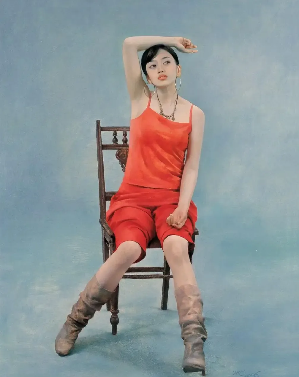 王晓明·红衣女孩