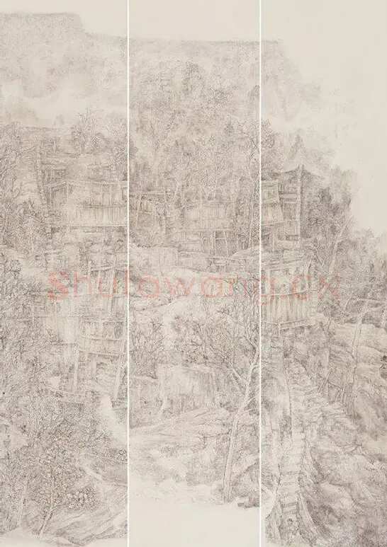 黄迪全·《山乡烟云》