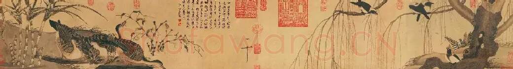 赵佶·柳鸦芦雁图