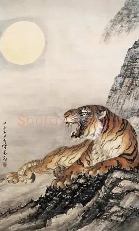 高奇峰·虎啸图