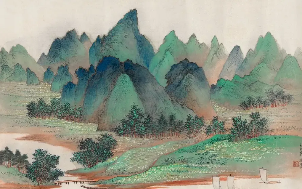 惠孝同·桂林山色