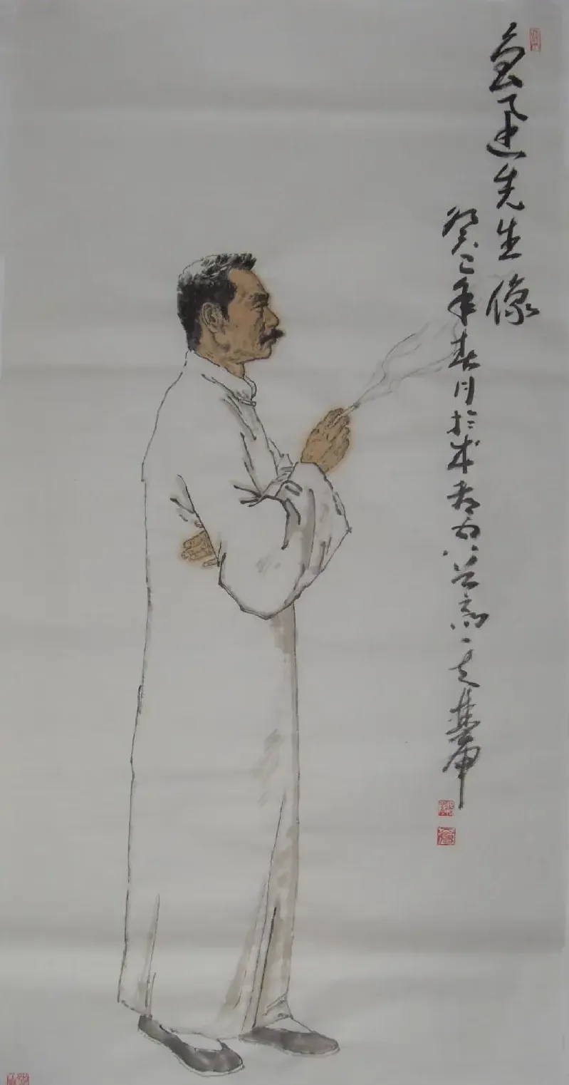 百双虎·鲁迅先生像