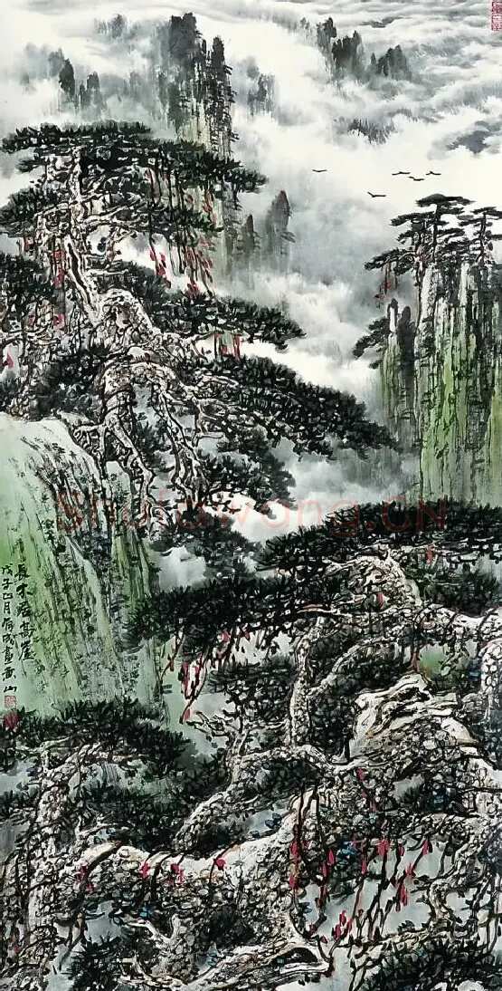 刘有成·长木居高崖