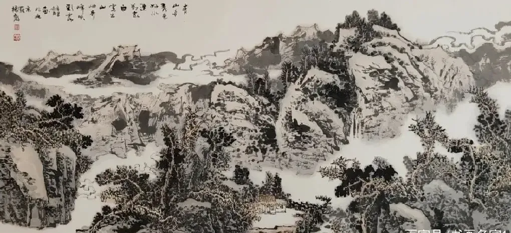 罗杨彪·奇峰映彩霞