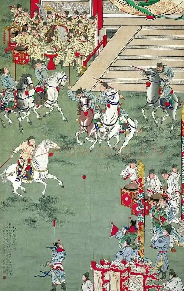 徐燕孙·大明殿会鞠图