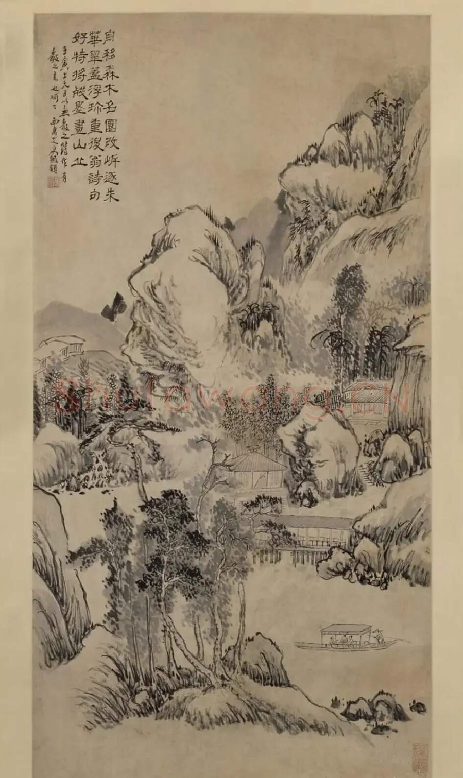 高翔· 山水图轴