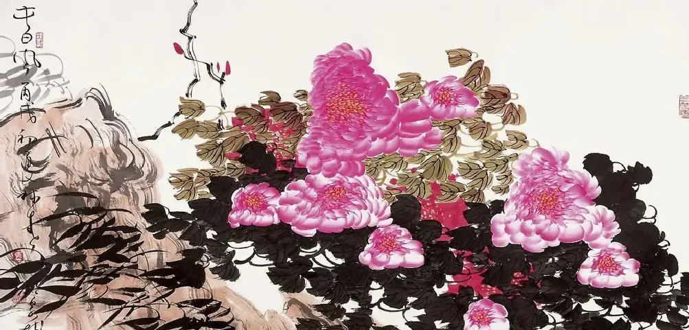 马麟春·牡丹