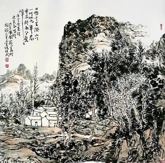 张培武·唐人诗意图 