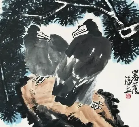 汤立·花鸟