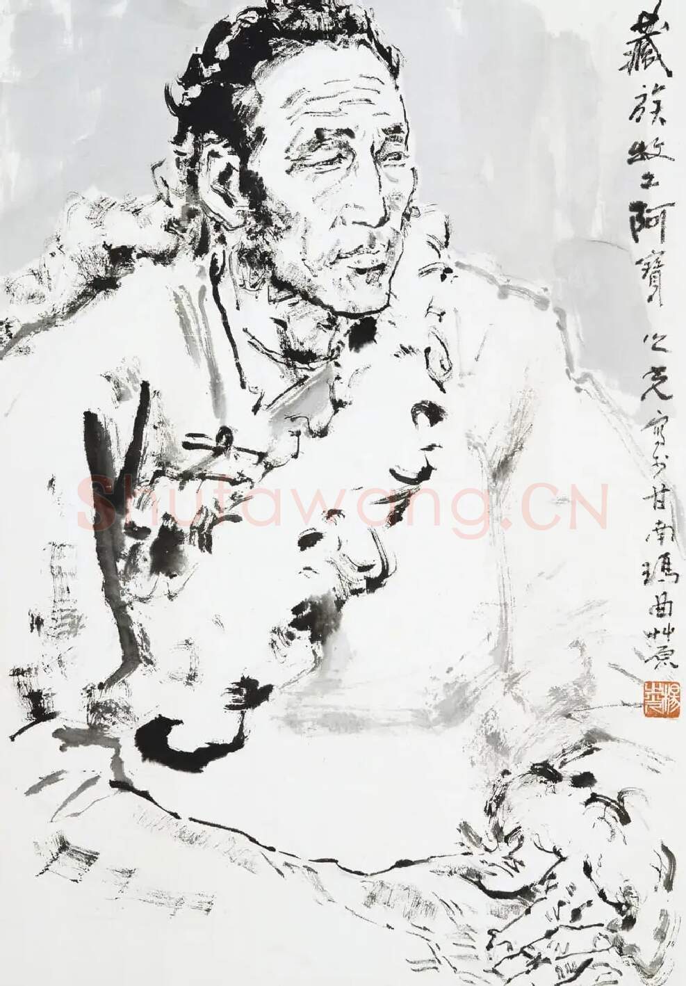 杨之光·藏族牧工阿宝