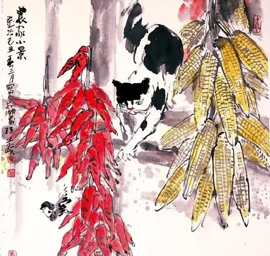 黄继葵·农家小景