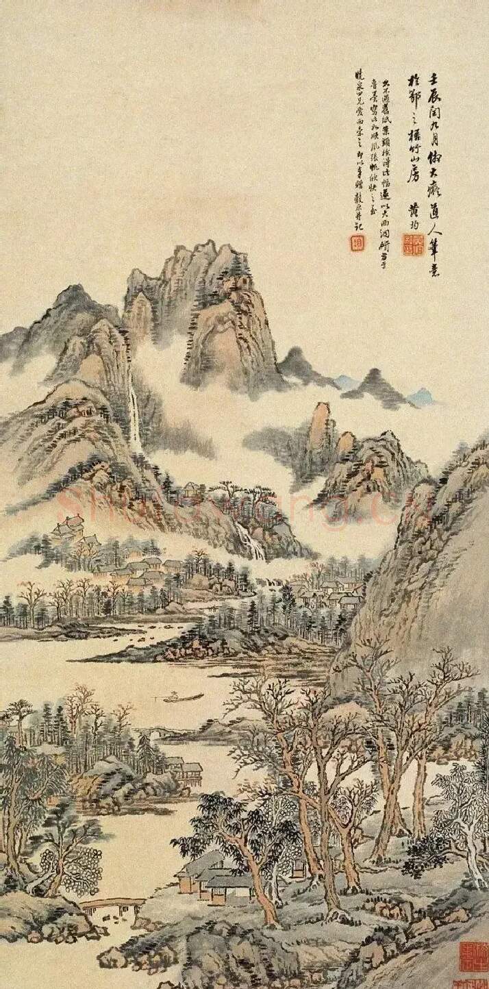 黄均·野钓图