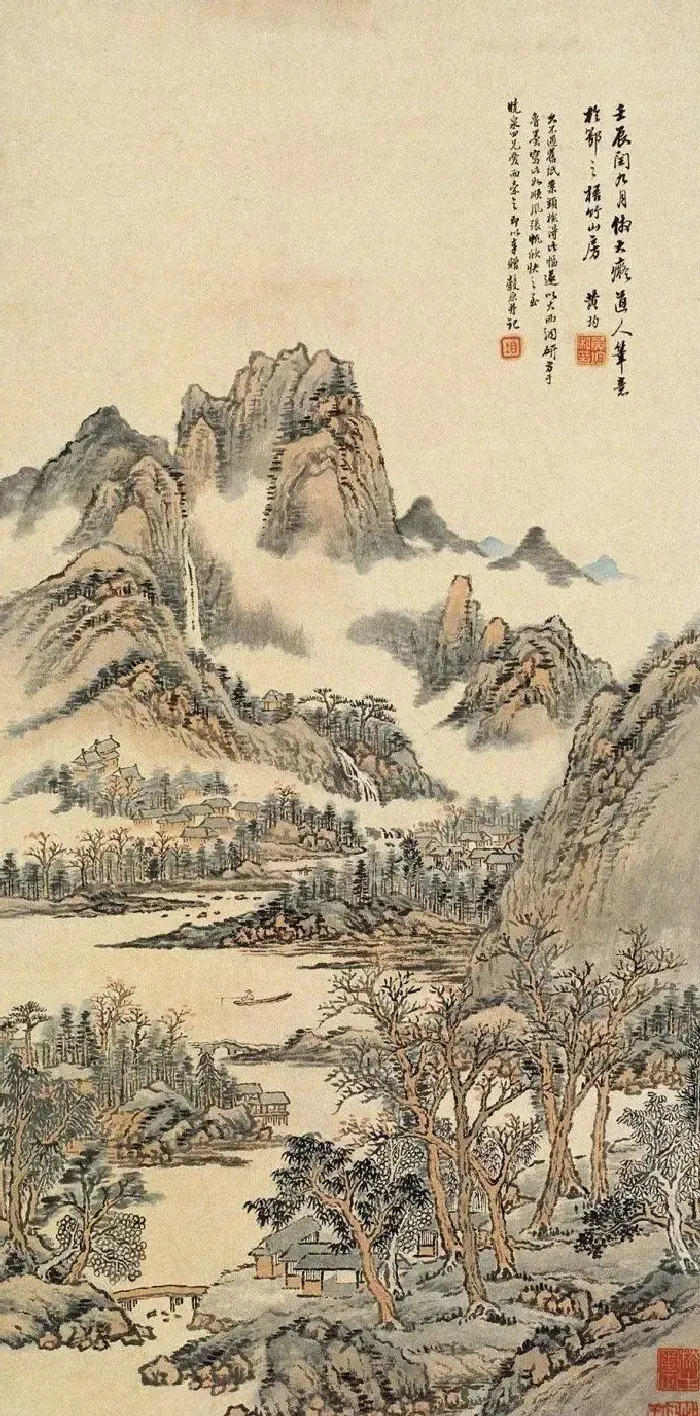 黄均·野钓图