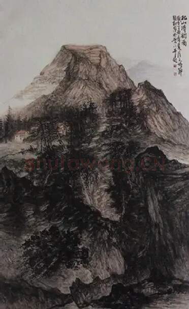 张勤·《北山清韵图》