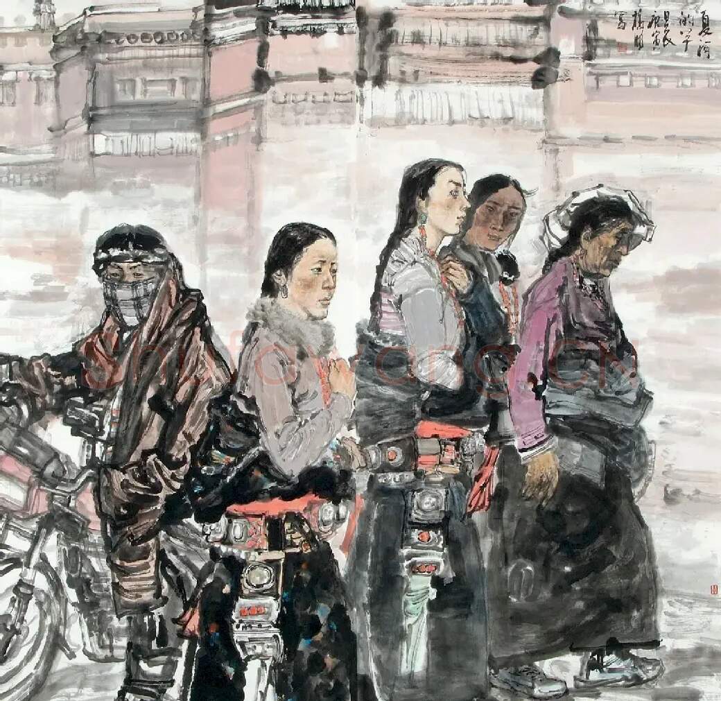 杨鹏·夏河的早晨