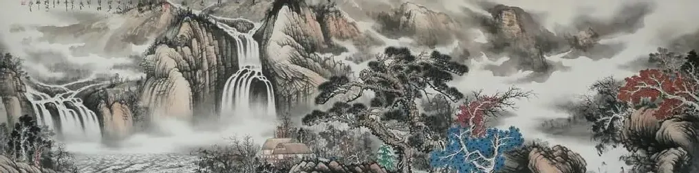 王舜来·溪山隐逸图