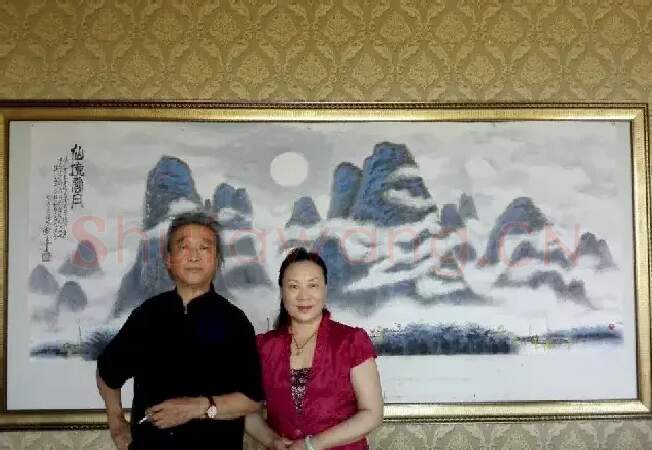 刘光夏·与妻子刘淑凤（着名画家、美协会员）