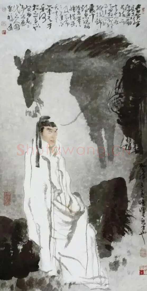 陈冬至·李贺觅句图