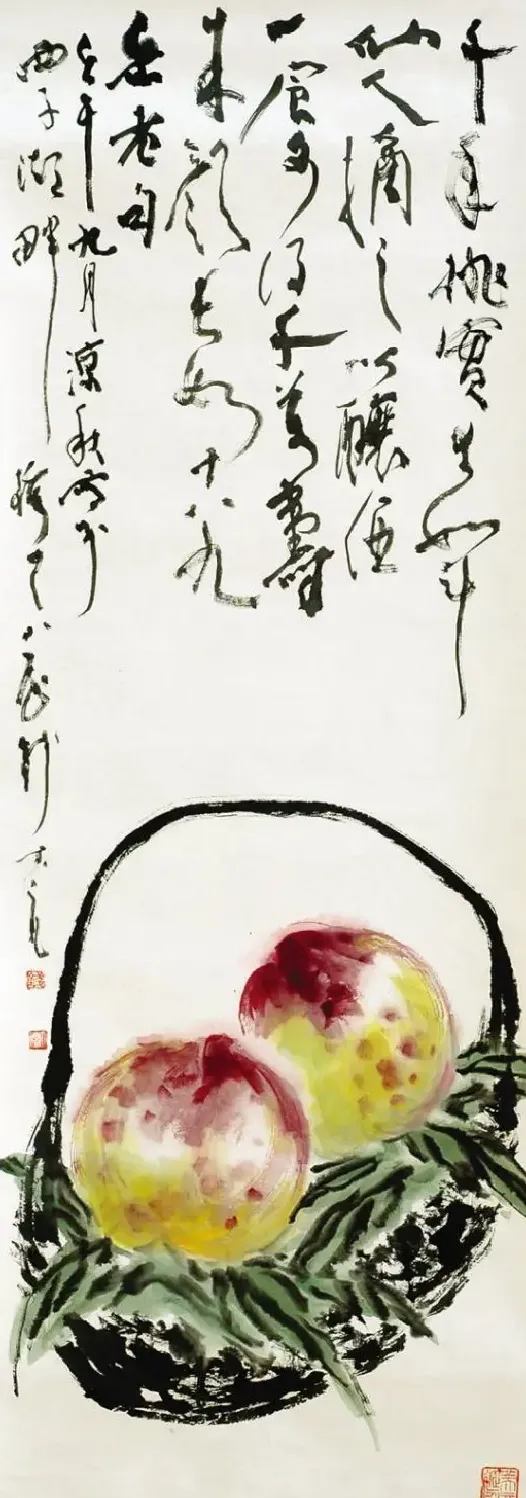 钱大礼·双寿图