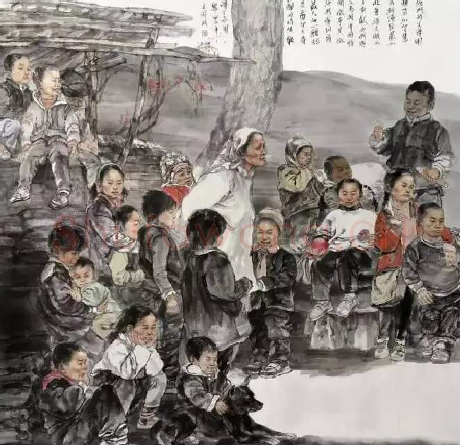 王国斌·《村口》