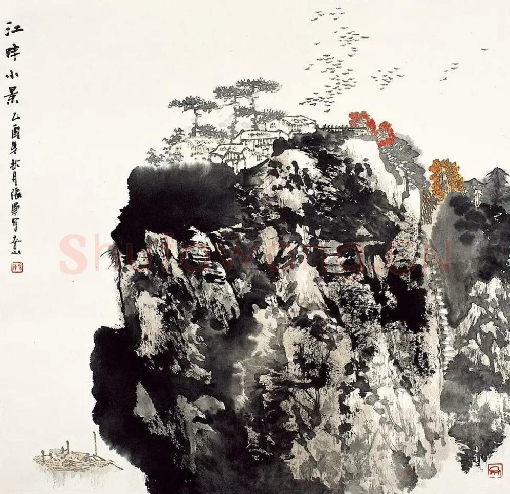 张军·江畔小景