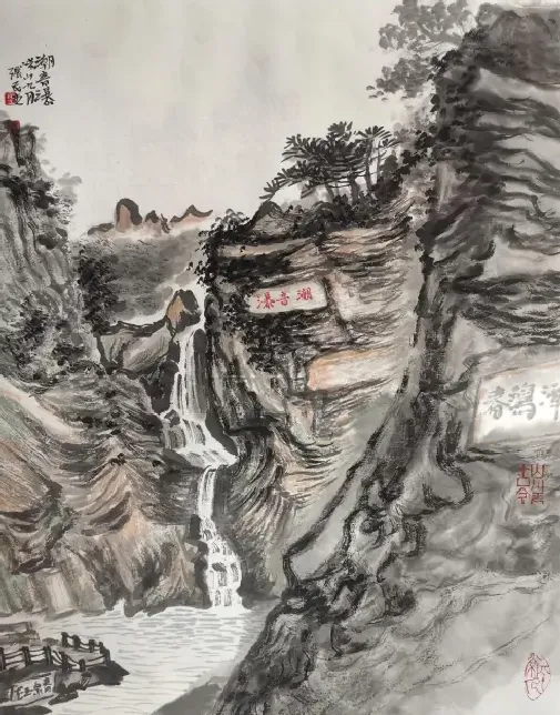 张民生·山东崂山北九水写生