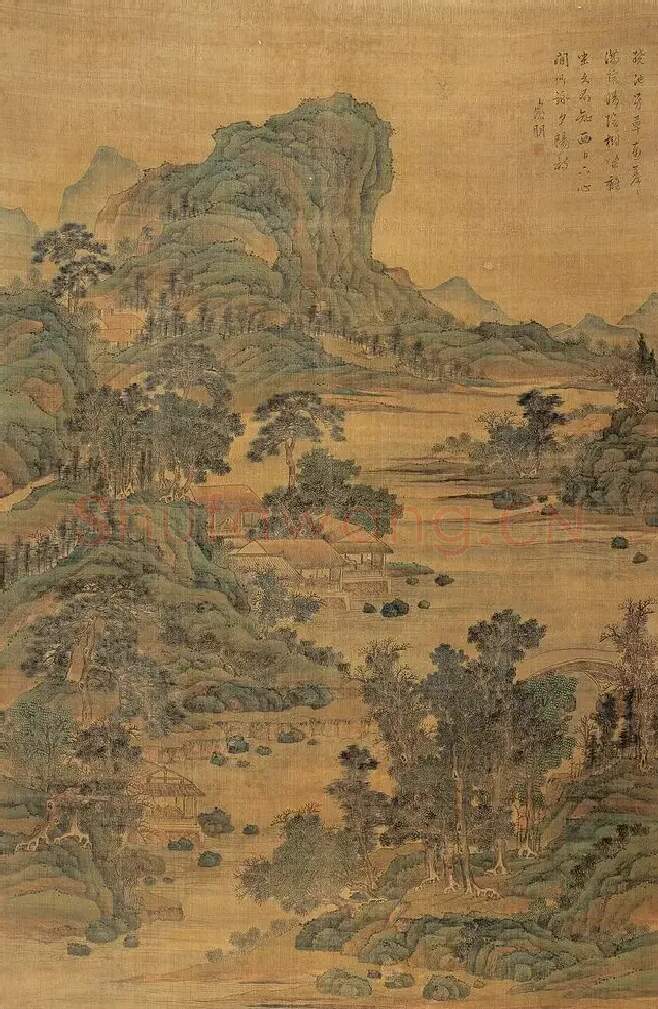 文征明·水榭消夏图