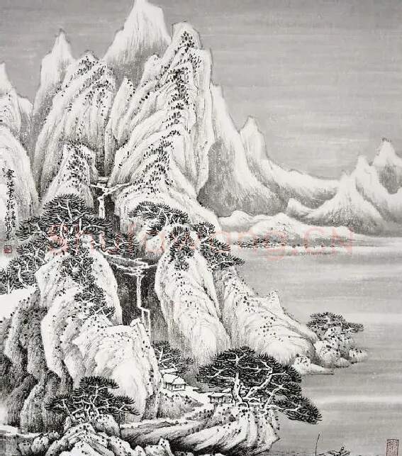 苏春生·寒江雪岭