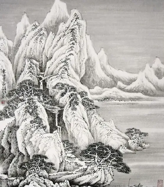 苏春生·寒江雪岭
