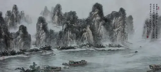 杨玉象·桂林山水图