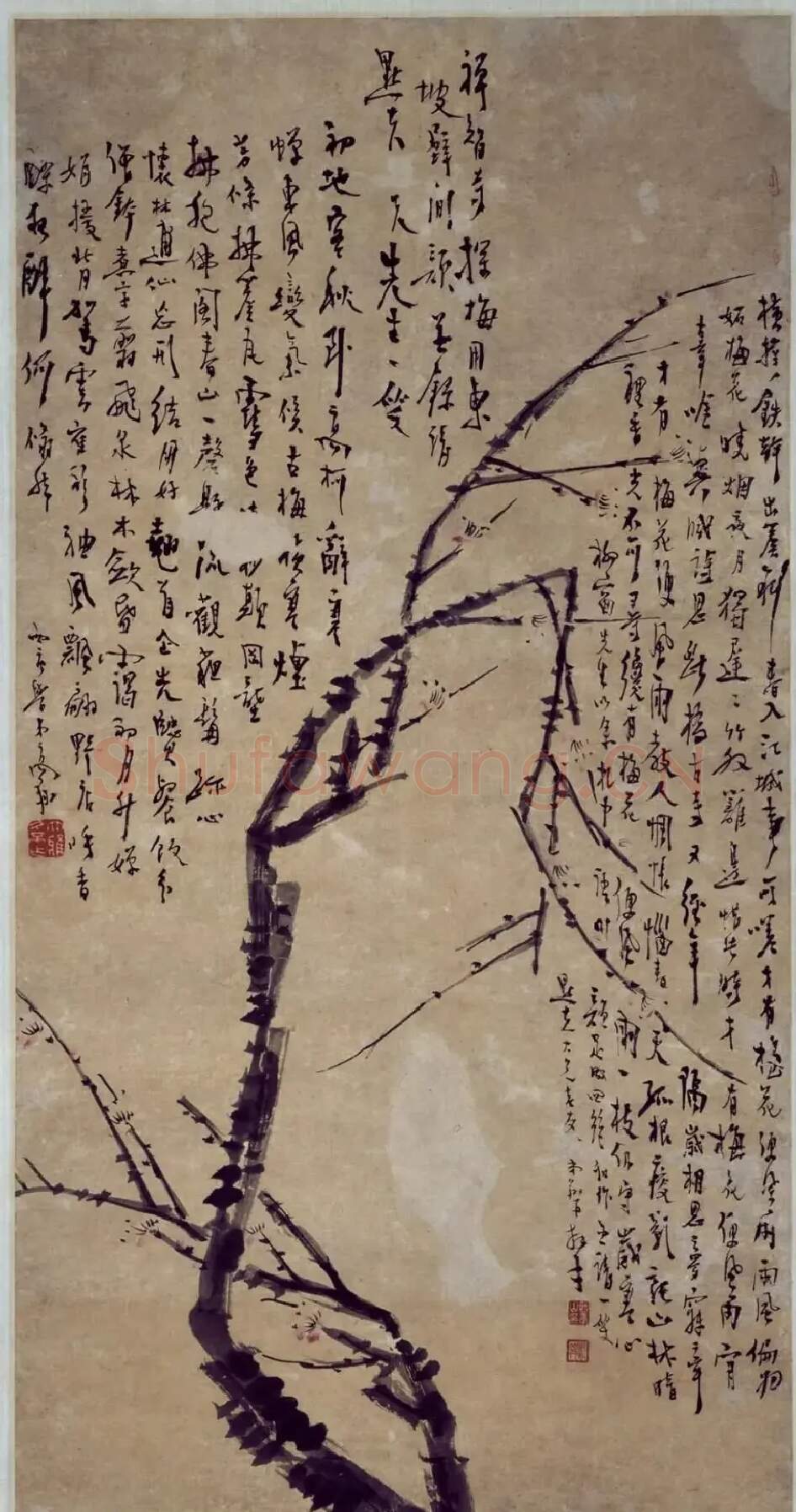 高翔·梅花图