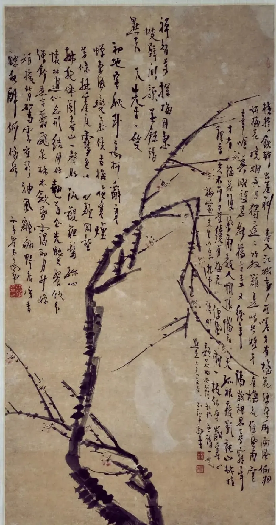 高翔·梅花图