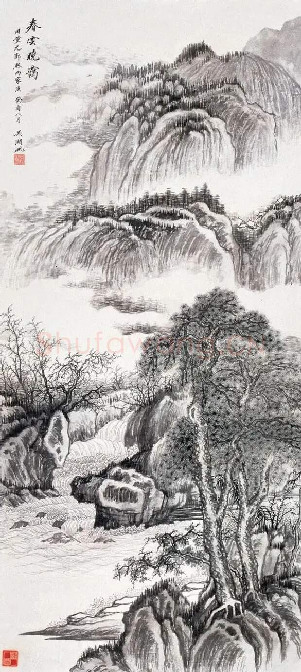 吴湖帆·春云晓霭