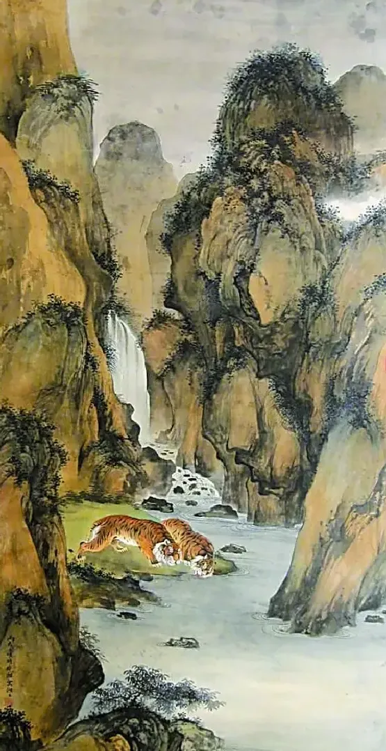 戈晓湘·山涧饮泉