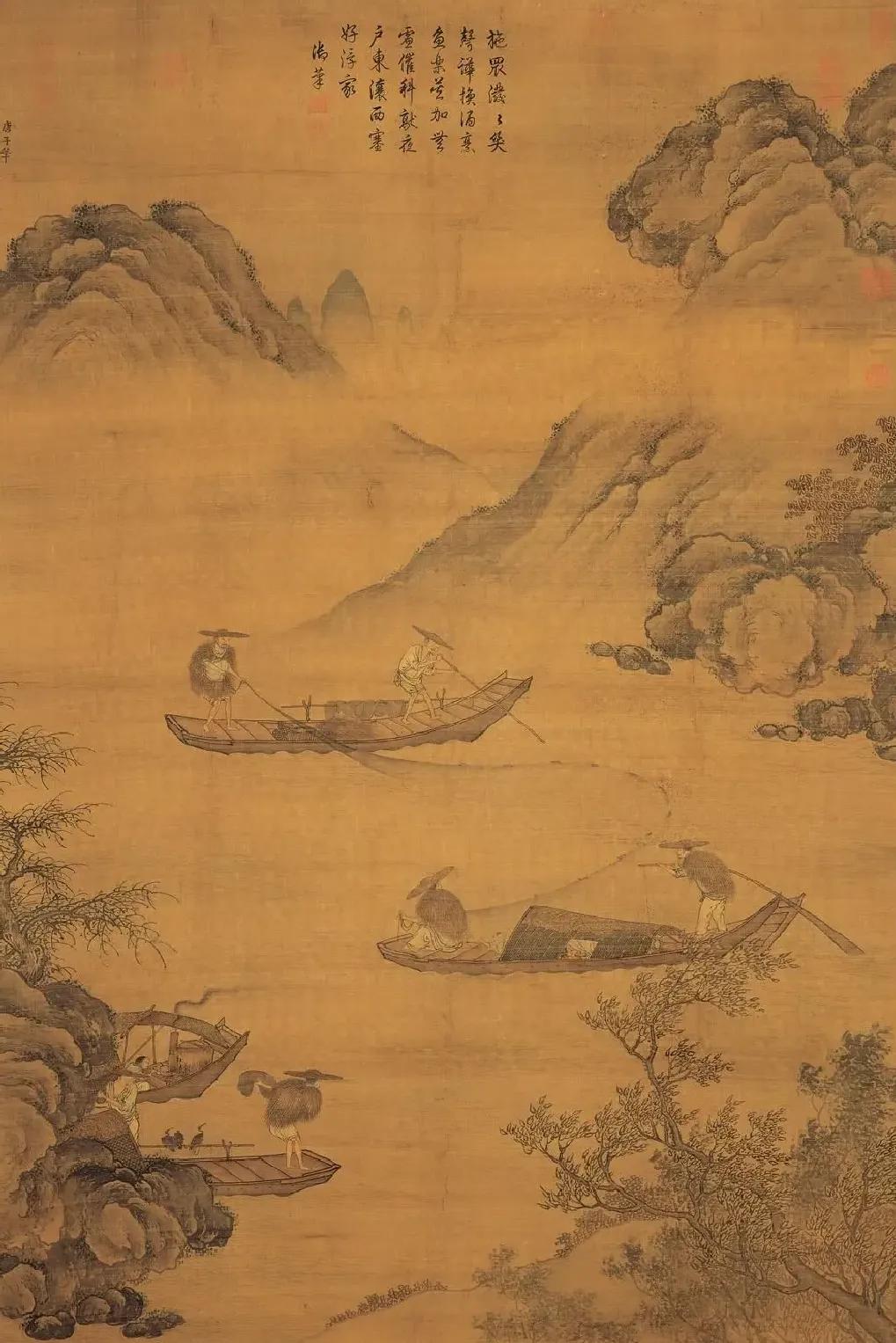 唐棣·烟波渔乐图
