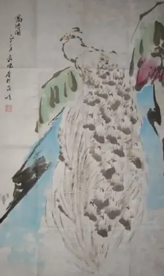 袁晓岑·孔雀图