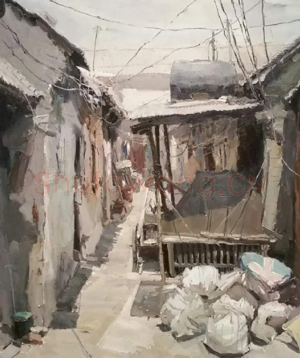 马建茂·棚户系列之一