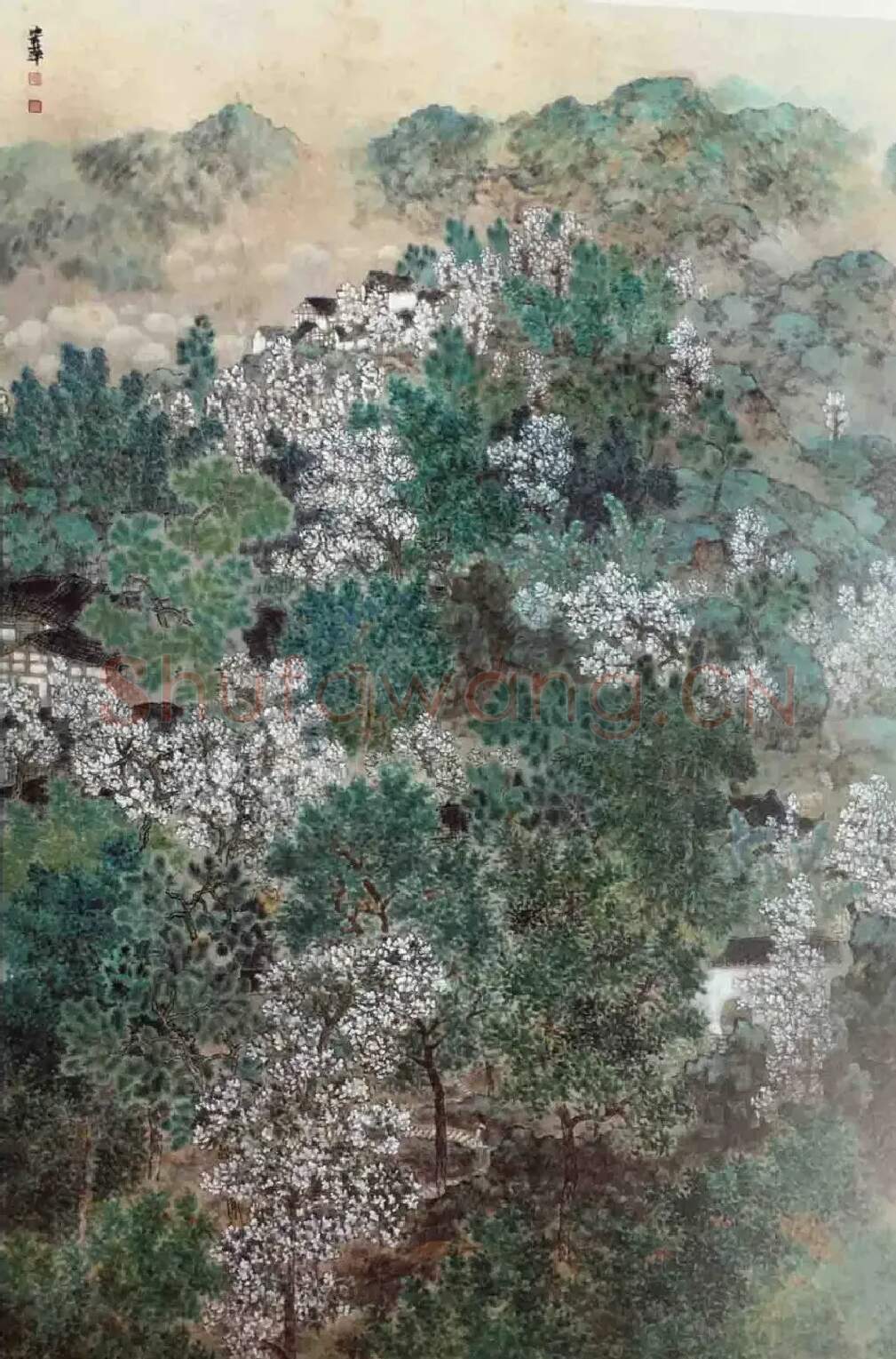 陶安萍·《蜀山春意》