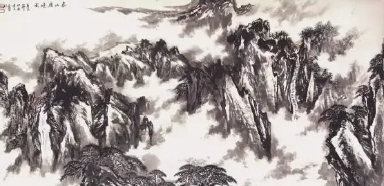 陈良才·泰山胜景图