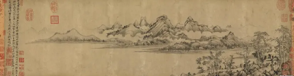 黄公望·溪山雨意图