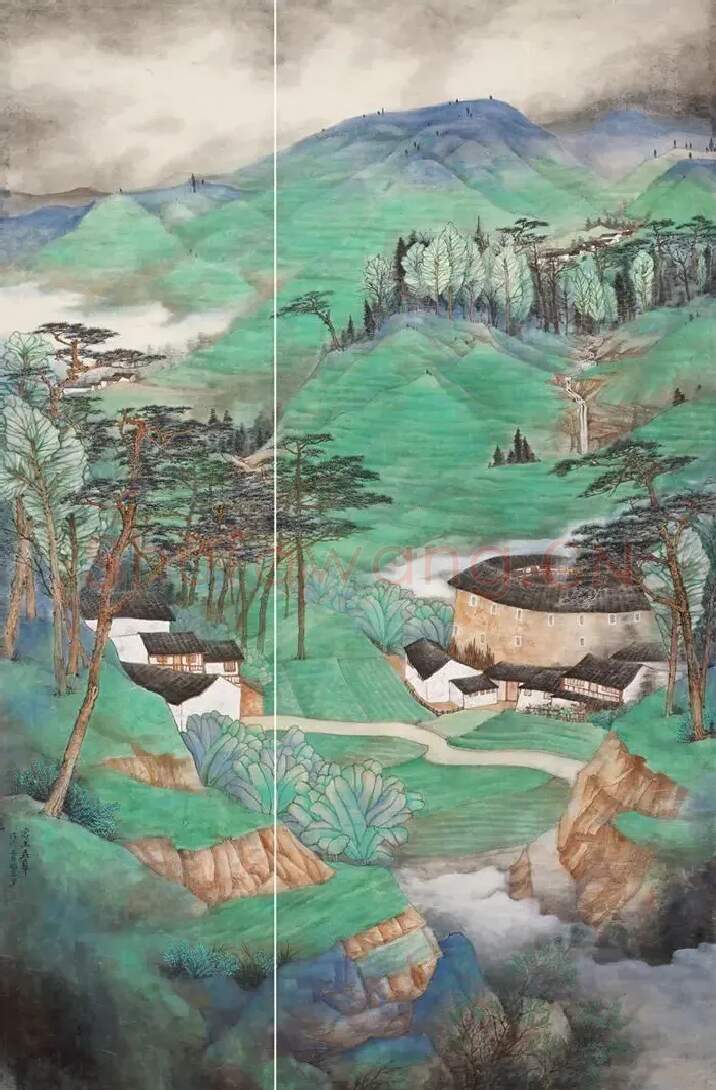 沈瑞安·《家山叠翠》