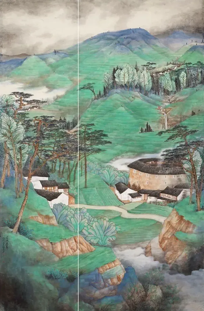 沈瑞安·《家山叠翠》